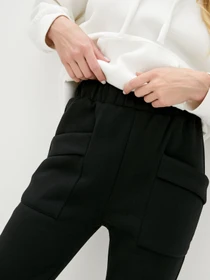 Брюки ISSA Plus модель 12264_black Фото