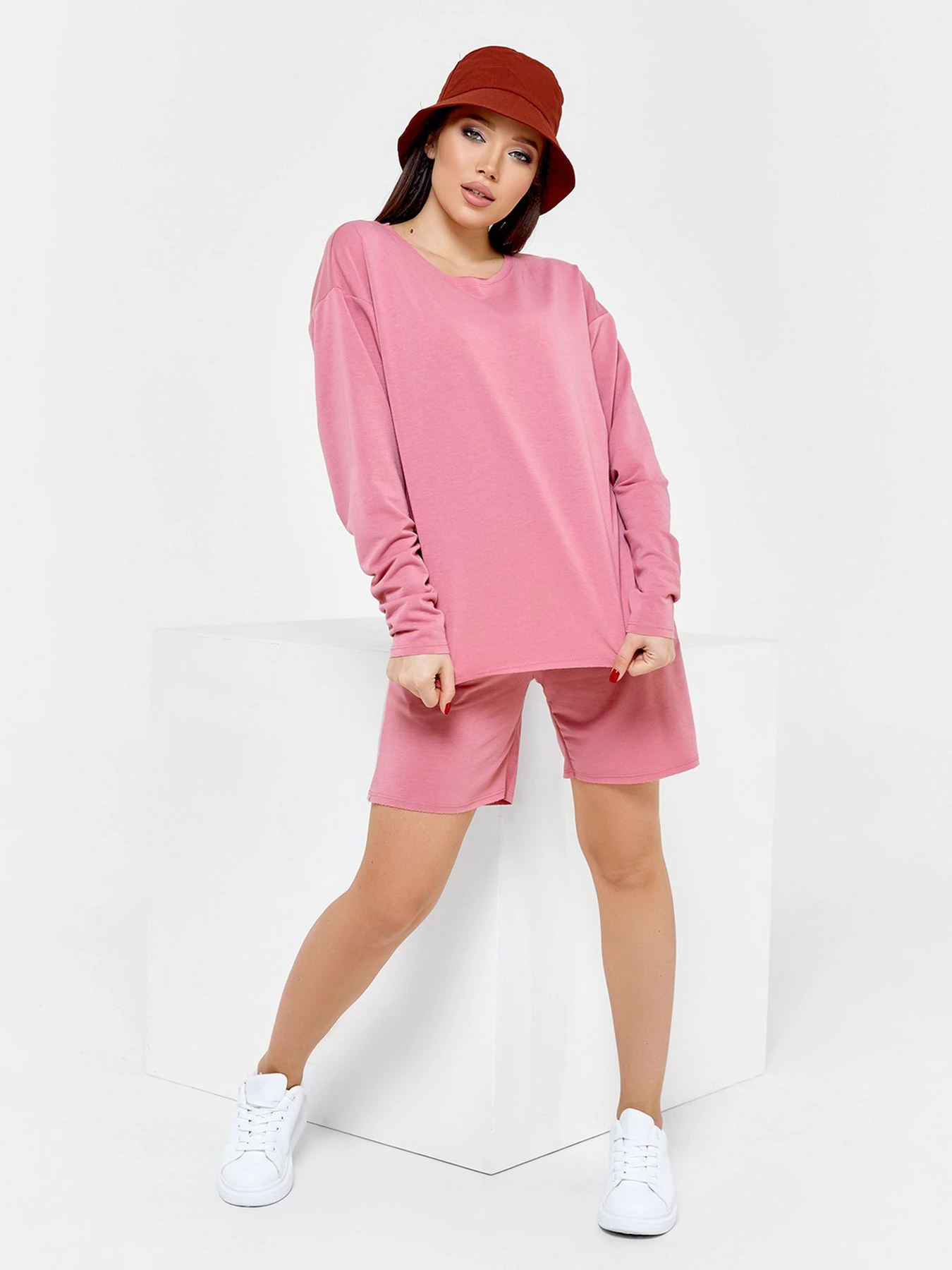 Костюми ISSA Plus модель 12543_pink Костюми ISSA Plus модель 12543_pink Фото