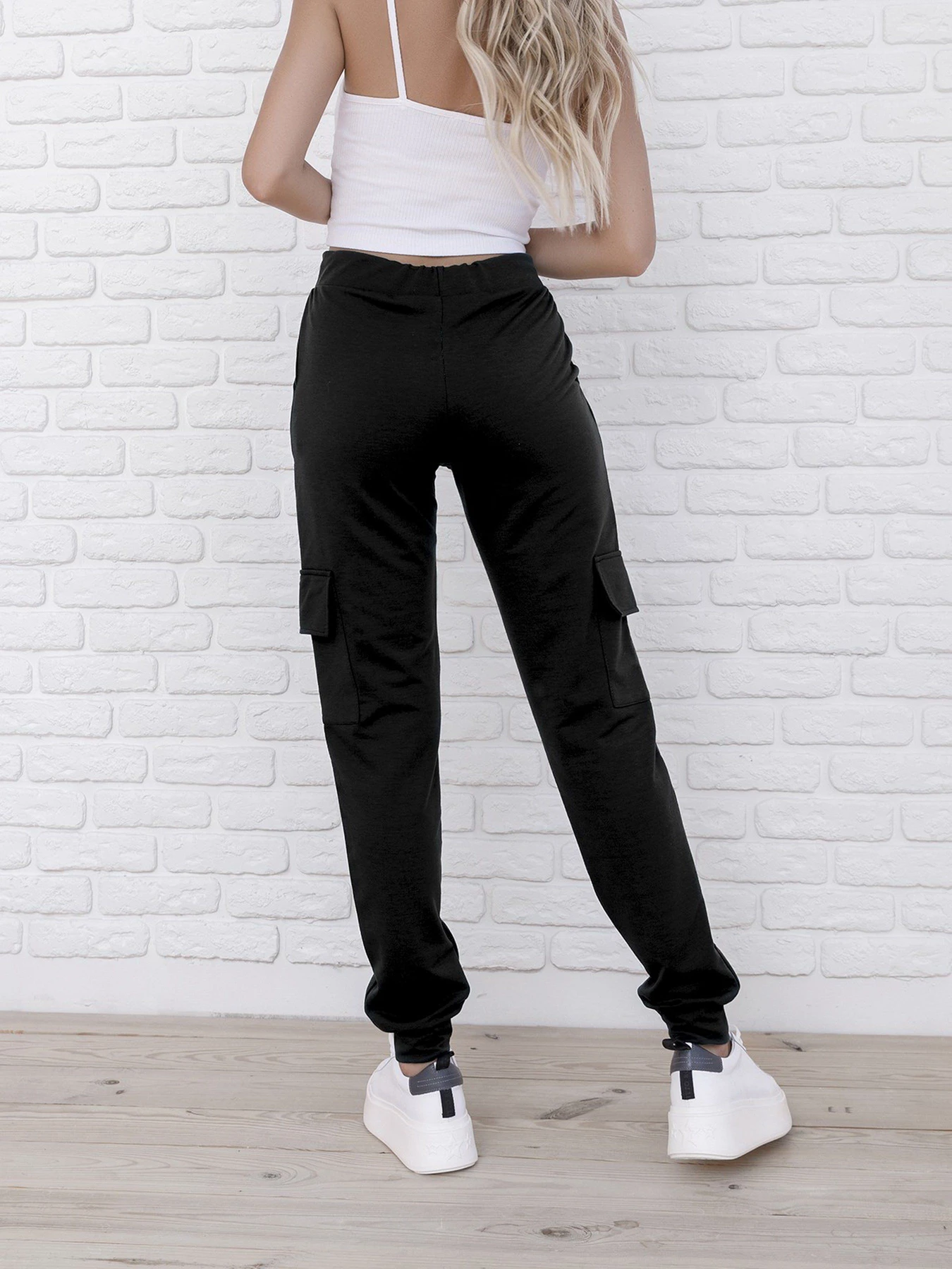 Брюки ISSA Plus модель 9980_black Брюки ISSA Plus модель 9980_black Фото