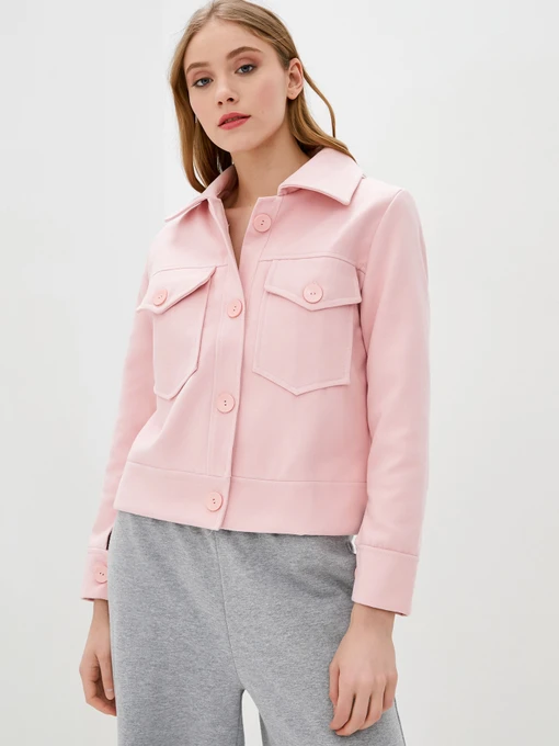 Куртки и дубленки ISSA Plus модель SA-111_pink Фото