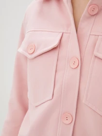 Куртки та дублянки ISSA Plus модель SA-111_pink Фото