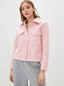 Куртки та дублянки ISSA Plus модель SA-111_pink Фото
