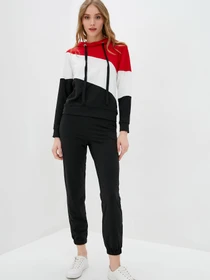 Костюмы ISSA Plus модель SA-33_blackred Фото