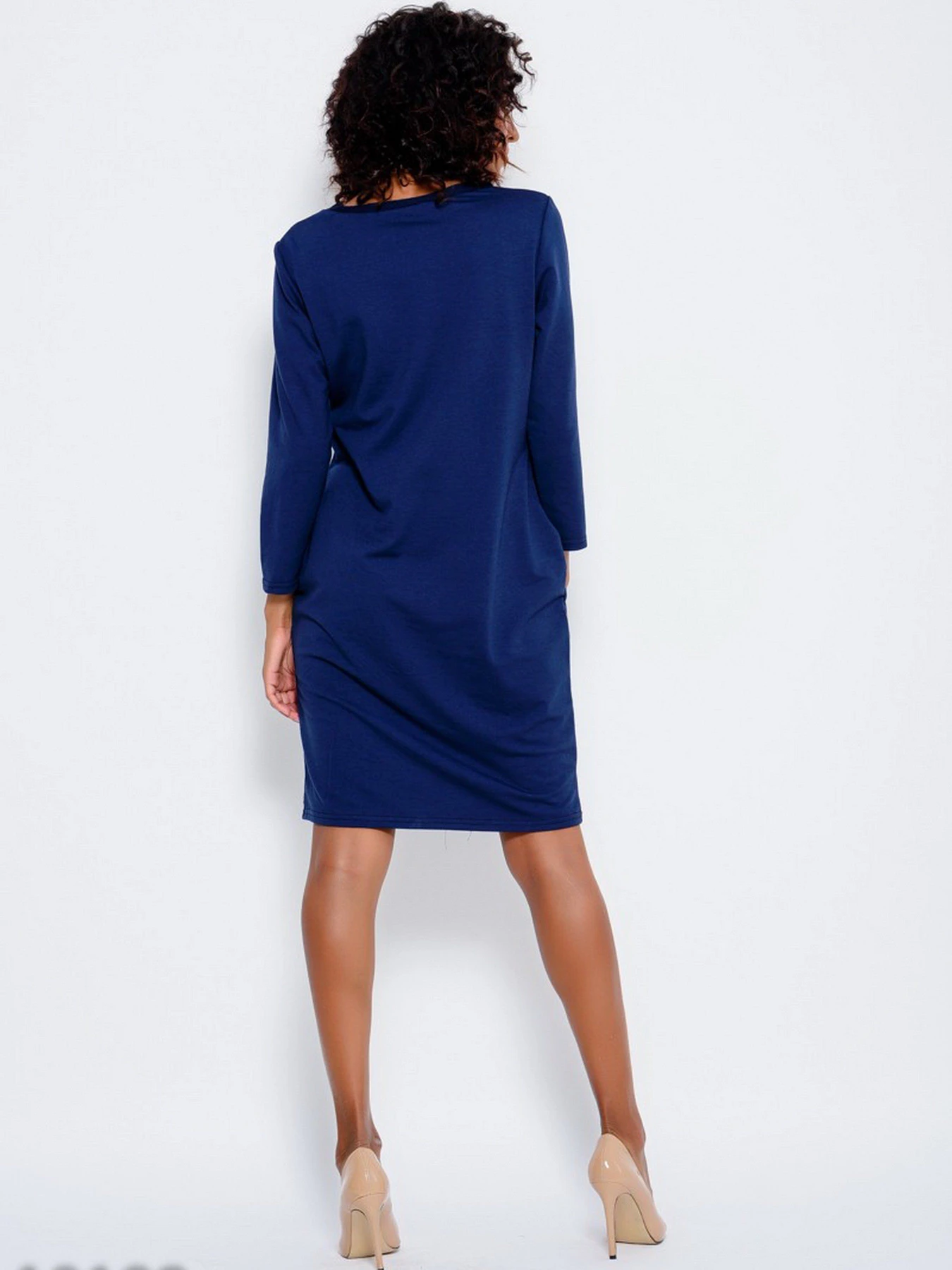 Платья ISSA Plus модель 10188_darkblue Фото