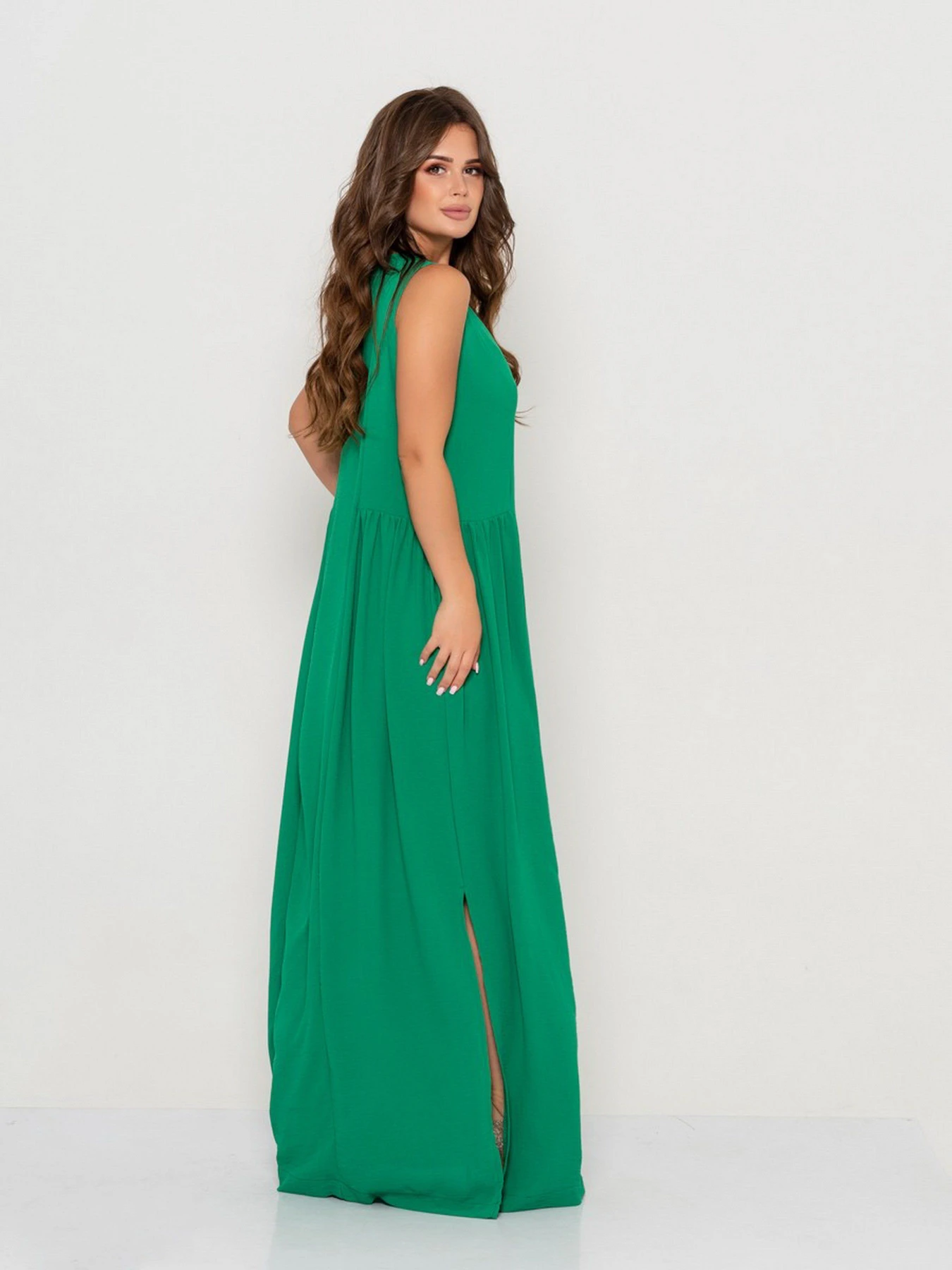 Платья ISSA Plus модель 10630_green Платья ISSA Plus модель 10630_green Фото