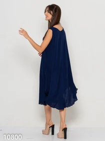 Платья ISSA Plus модель 10800_darkblue Фото