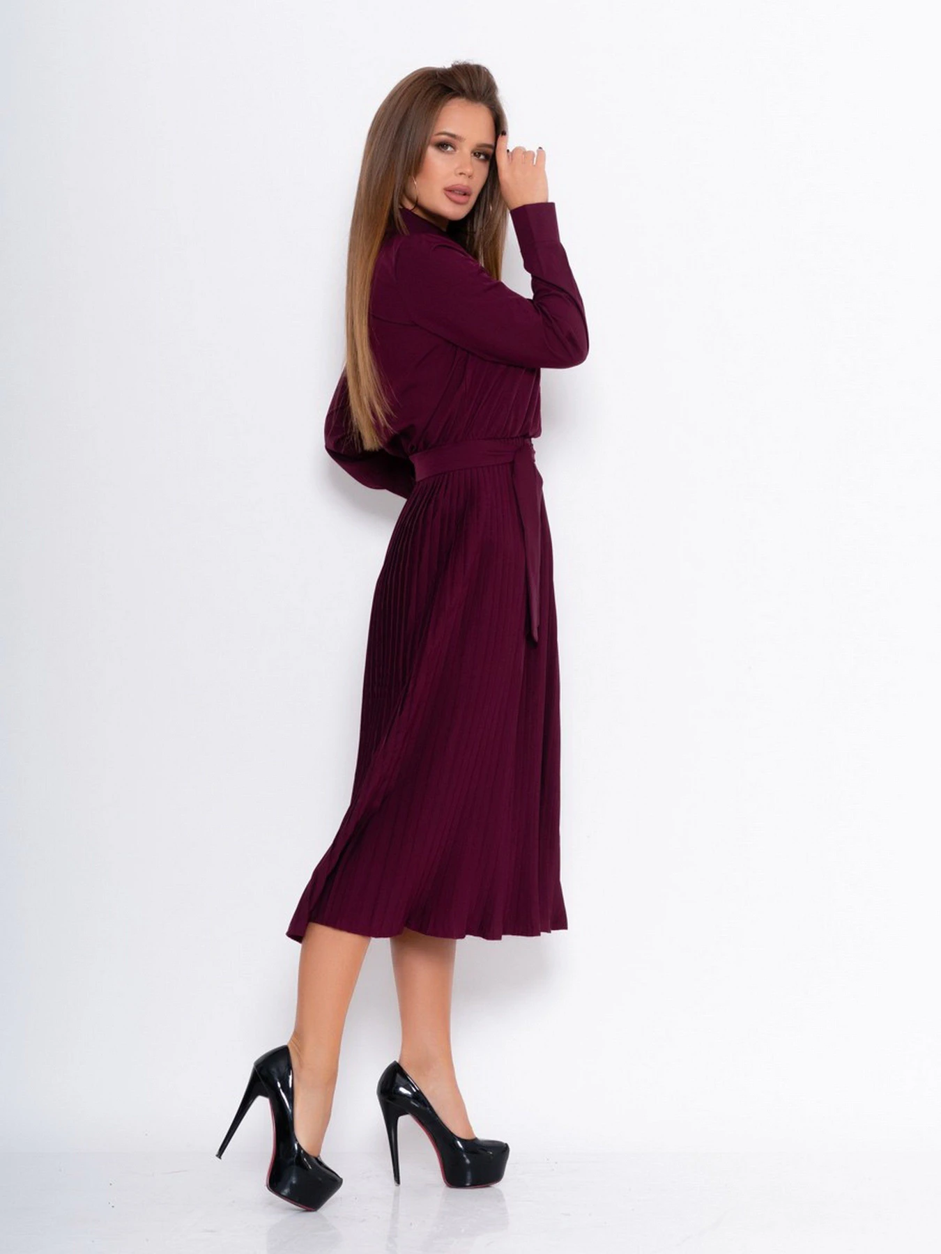 Сукні ISSA Plus модель 11069_purple Сукні ISSA Plus модель 11069_purple Фото