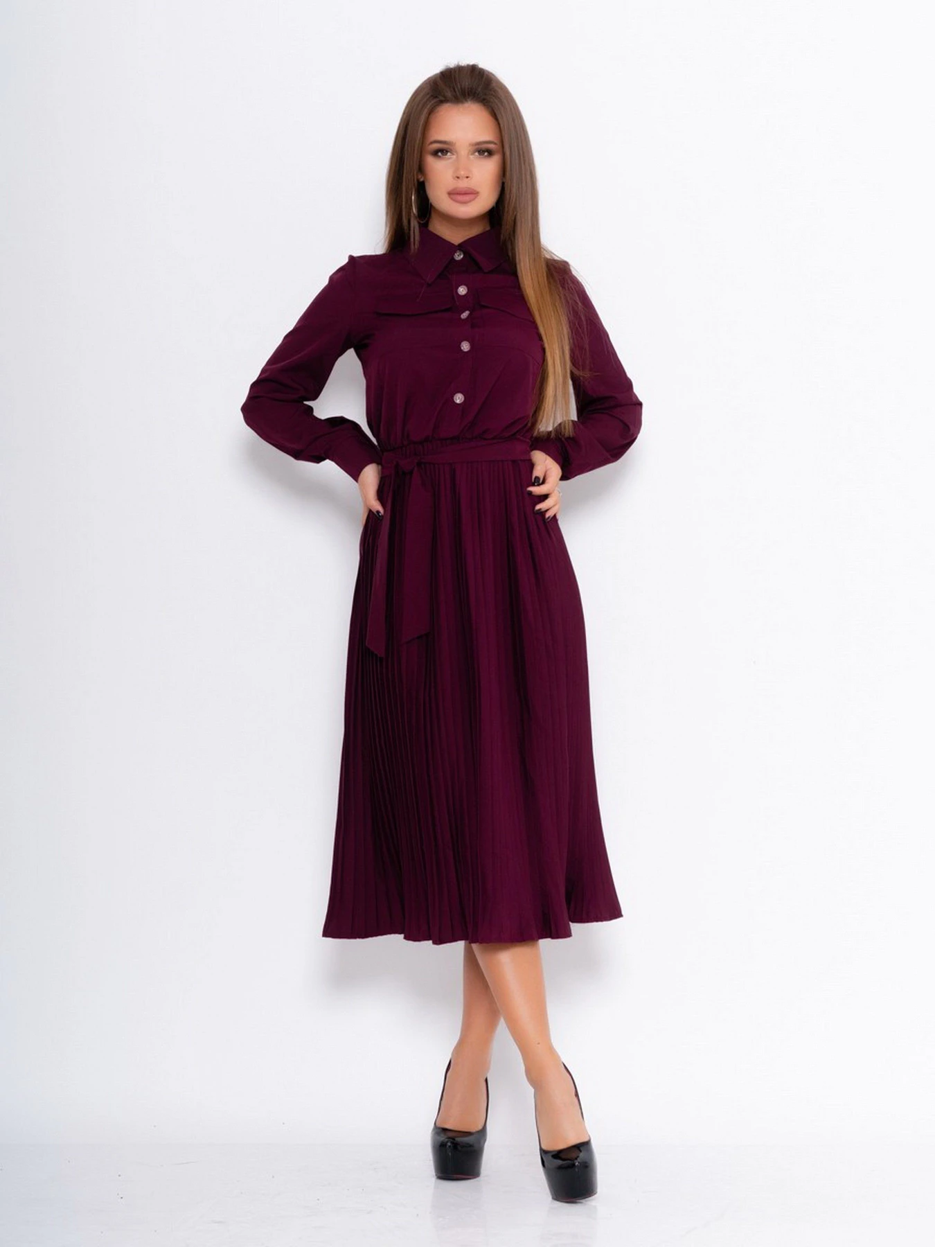Сукні ISSA Plus модель 11069_purple Сукні ISSA Plus модель 11069_purple Фото