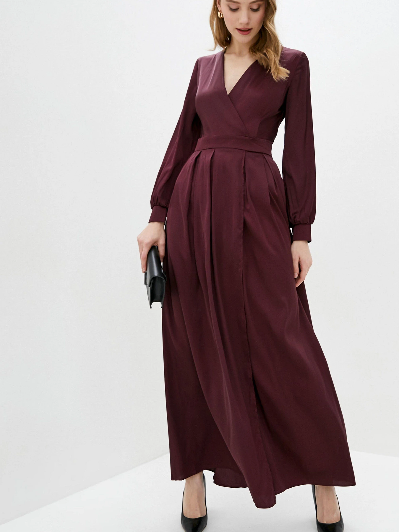 Платья ISSA Plus модель 12273_burgundy Платья ISSA Plus модель 12273_burgundy Фото