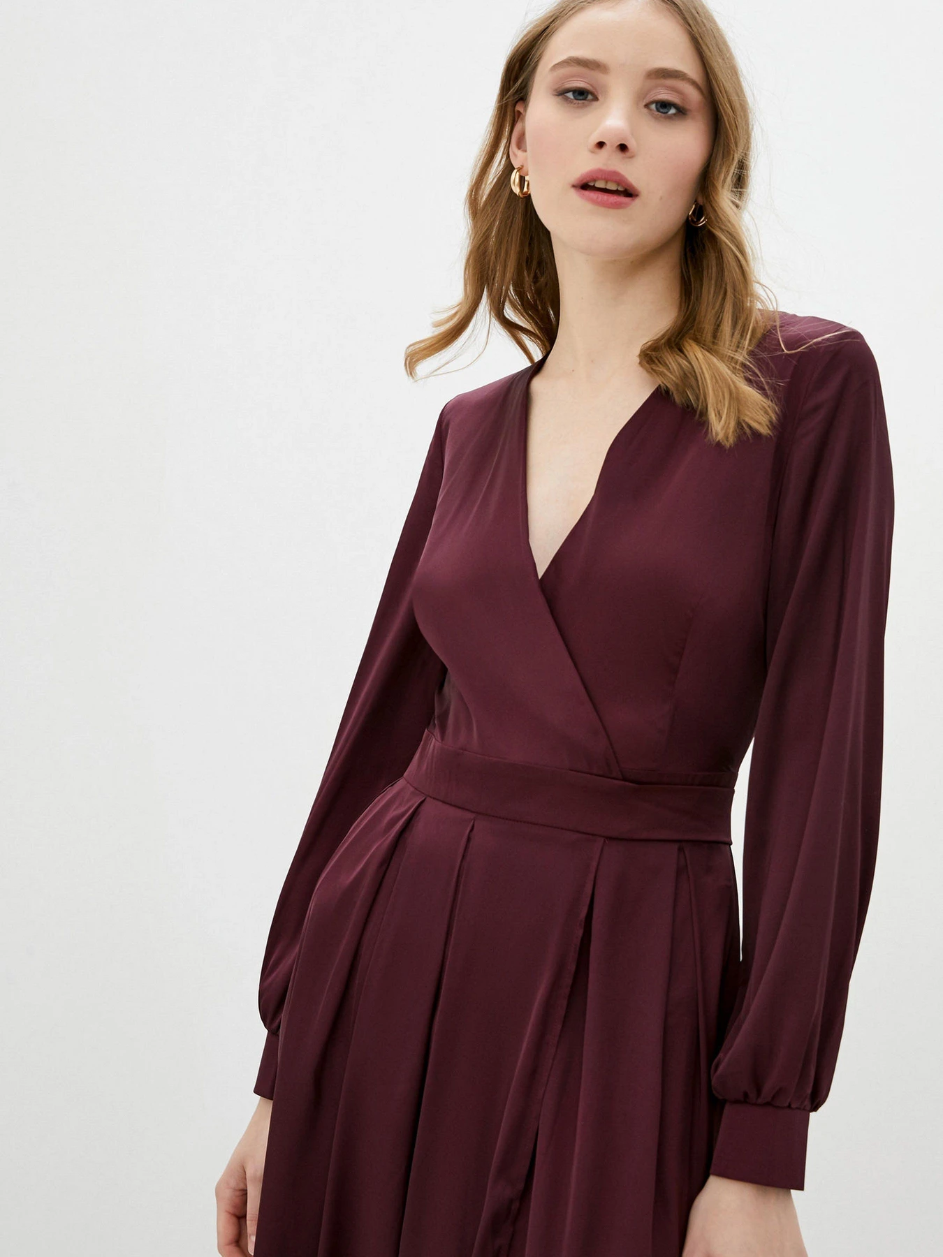 Платья ISSA Plus модель 12273_burgundy Платья ISSA Plus модель 12273_burgundy Фото
