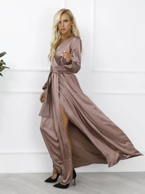 Платья ISSA Plus модель 12273_lightbrown Фото
