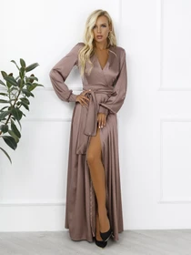 Платья ISSA Plus модель 12273_lightbrown Фото