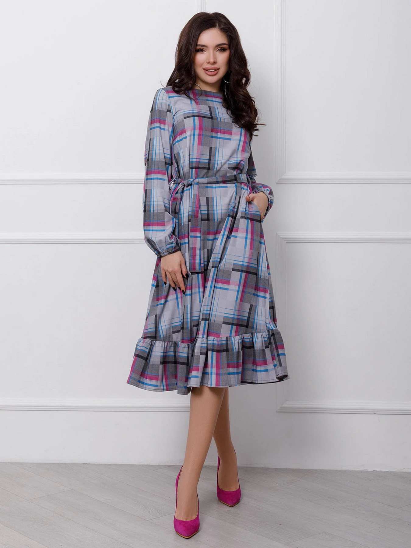 Сукні ISSA Plus модель 12427_grey Сукні ISSA Plus модель 12427_grey Фото