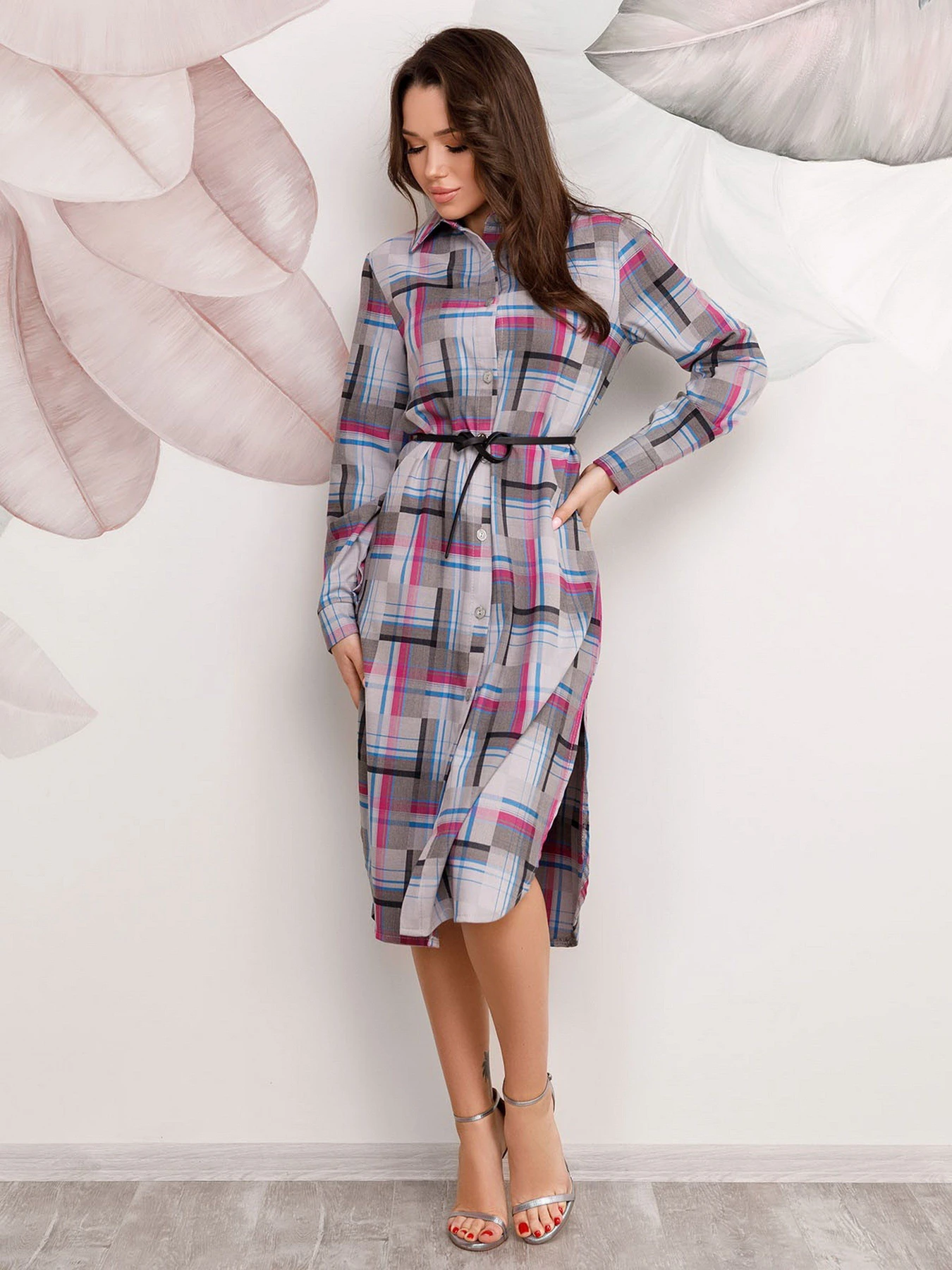 Платья ISSA Plus модель 12493_grey Платья ISSA Plus модель 12493_grey Фото