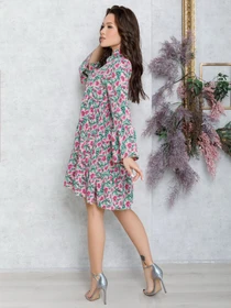 Платья ISSA Plus модель 12575_multicolor Фото
