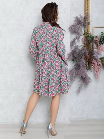 Платья ISSA Plus модель 12575_multicolor Фото