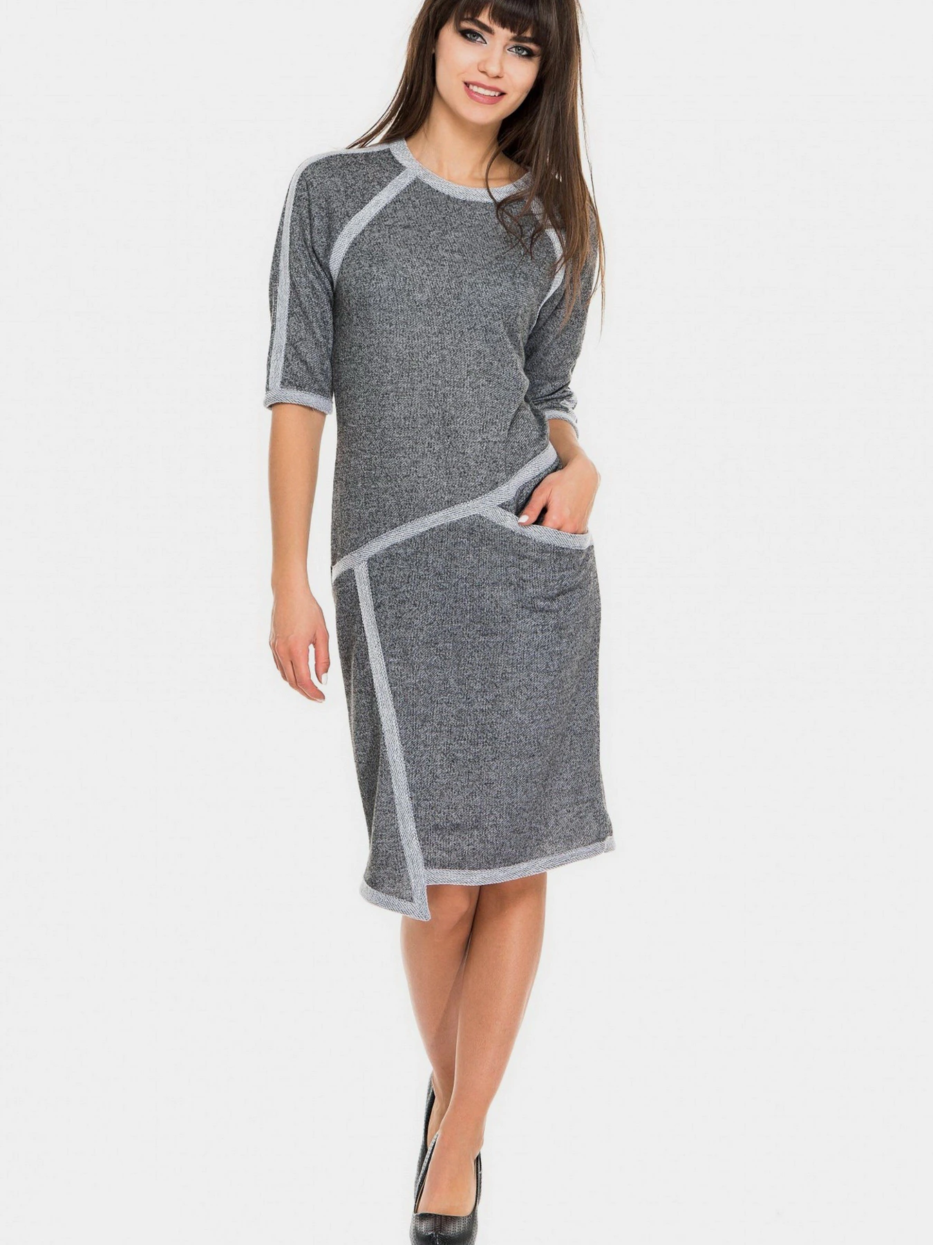 Сукні ISSA Plus модель 9275_grey Сукні ISSA Plus модель 9275_grey Фото