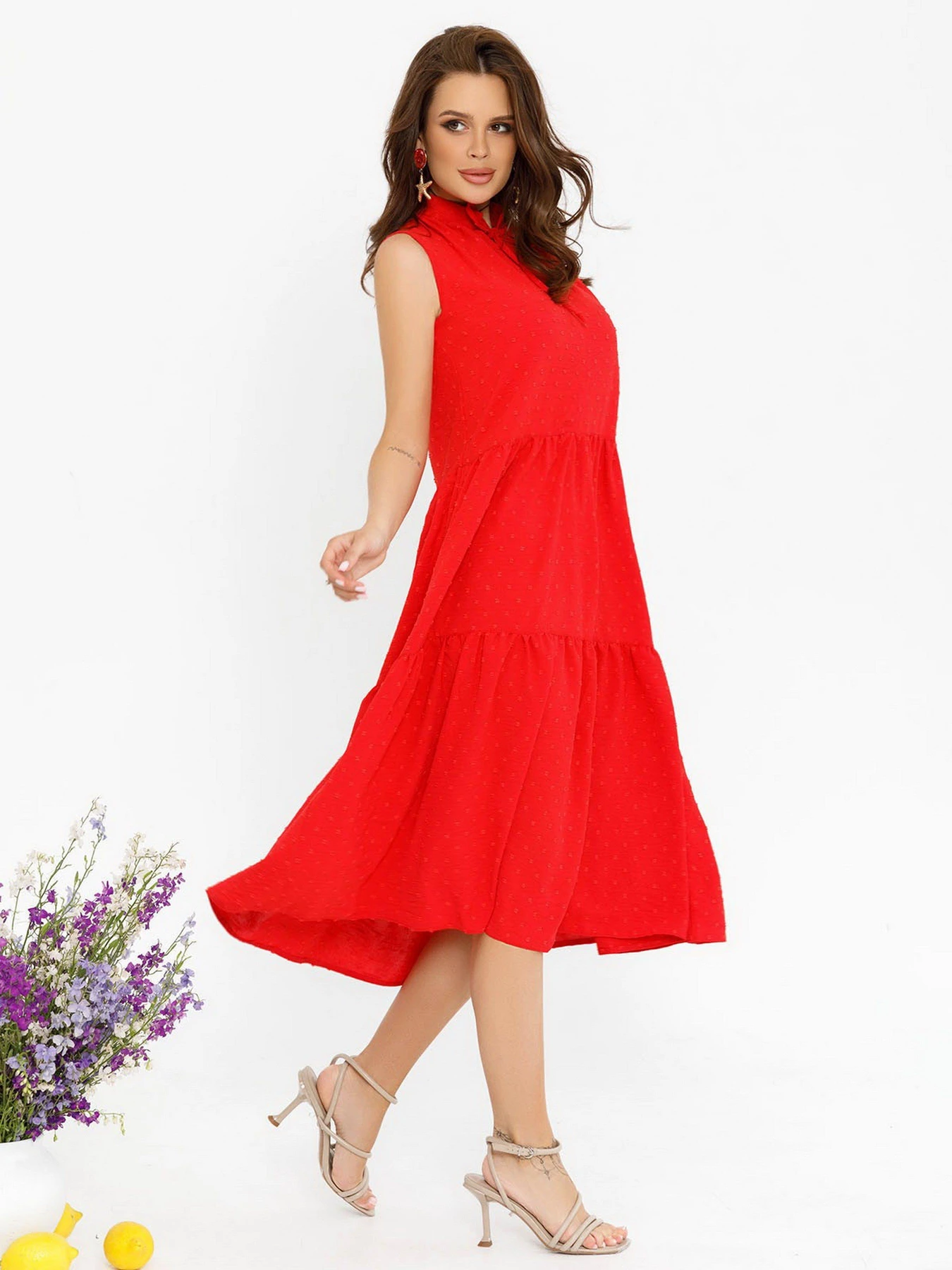 Сукні ISSA Plus модель SA-274_red Сукні ISSA Plus модель SA-274_red Фото