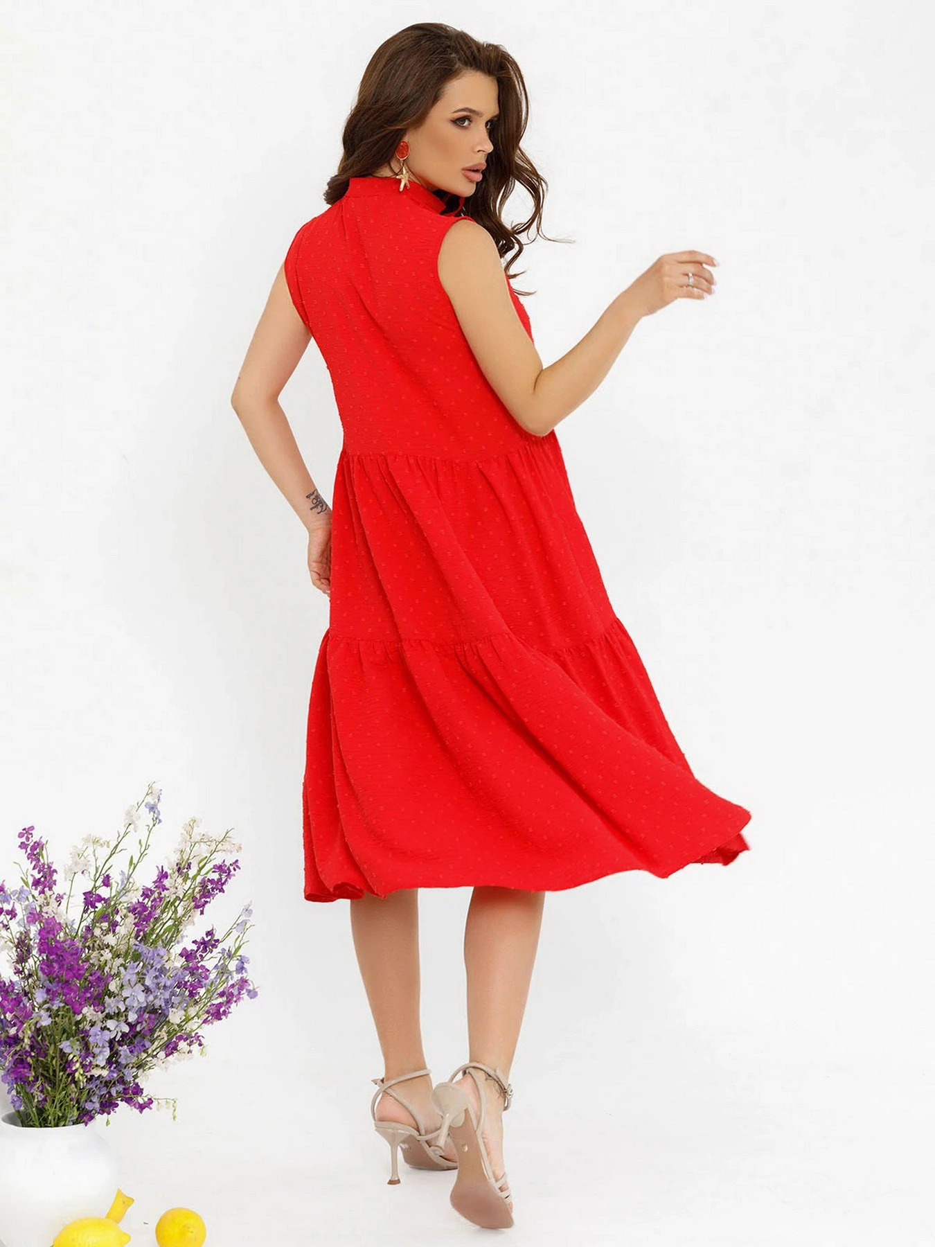 Сукні ISSA Plus модель SA-274_red Сукні ISSA Plus модель SA-274_red Фото