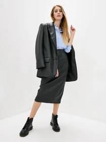 Спідниці ISSA Plus модель 12125_black Фото