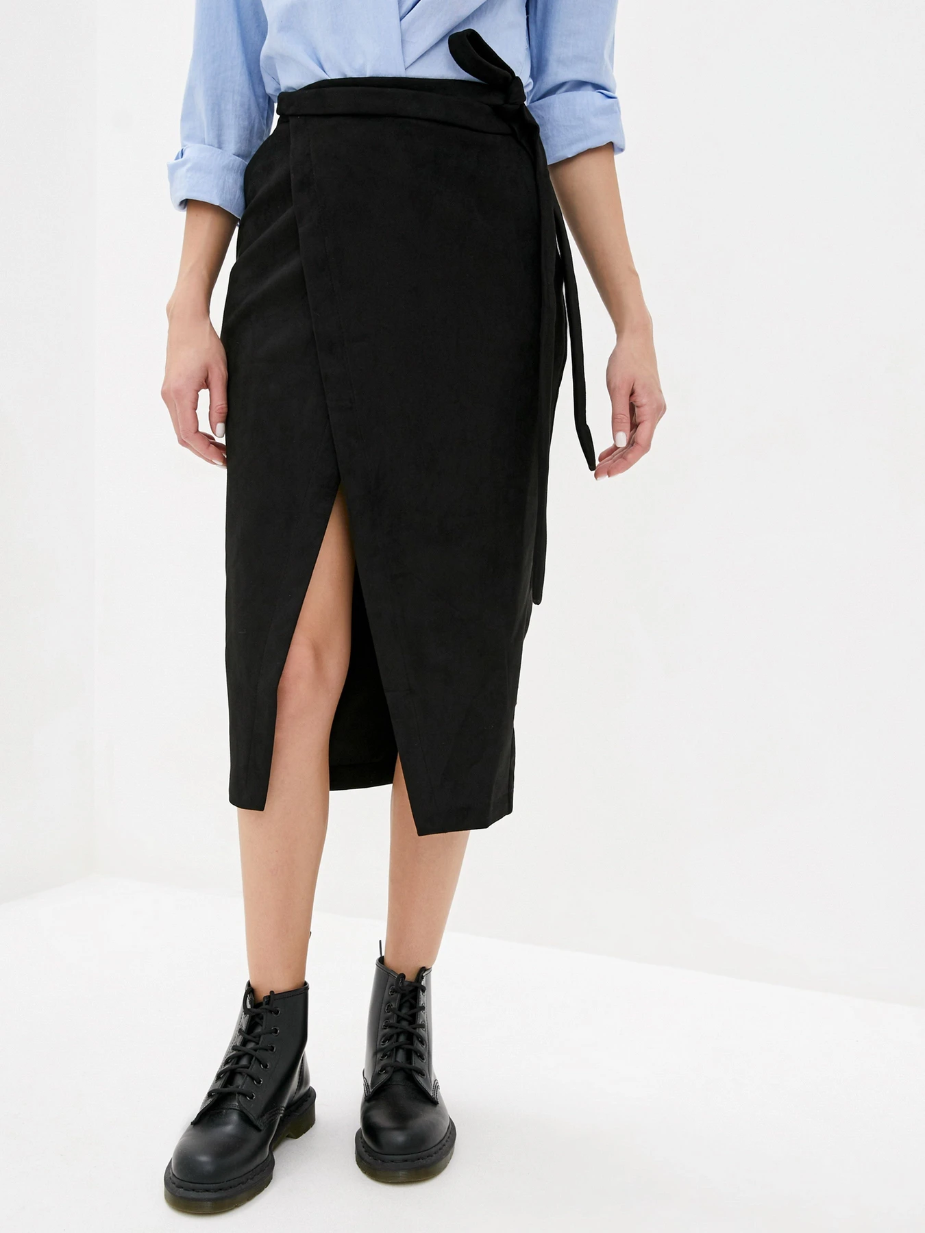 Юбки ISSA Plus модель 12201_black Фото