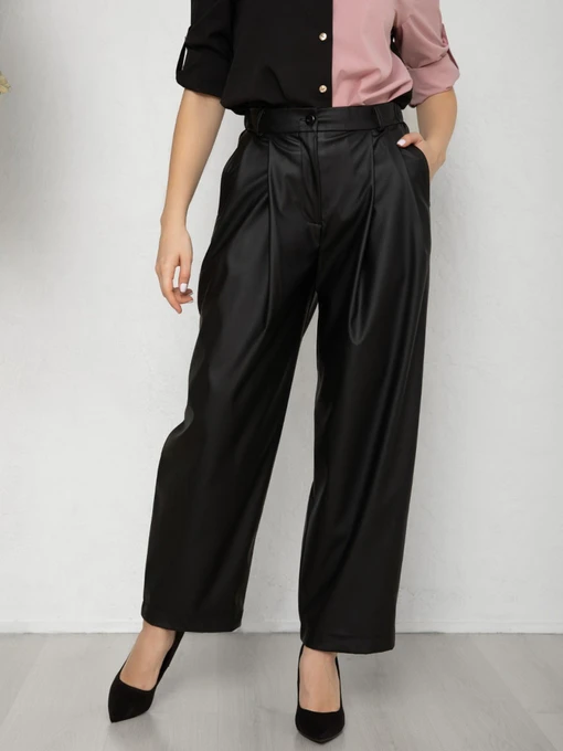 Брюки ISSA Plus модель 12592_black Фото