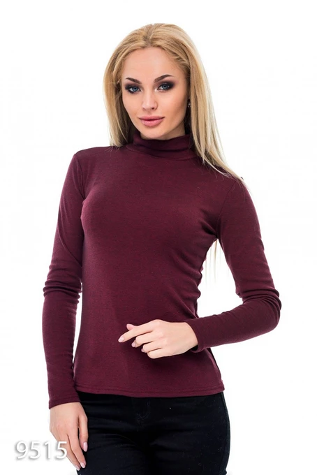 Свитры и кардиганы ISSA Plus модель 9515_burgundy Фото
