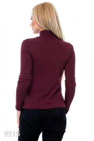Свитры и кардиганы ISSA Plus модель 9515_burgundy Фото