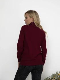 Светри та кардигани ISSA Plus модель WN19-99_burgundy Фото