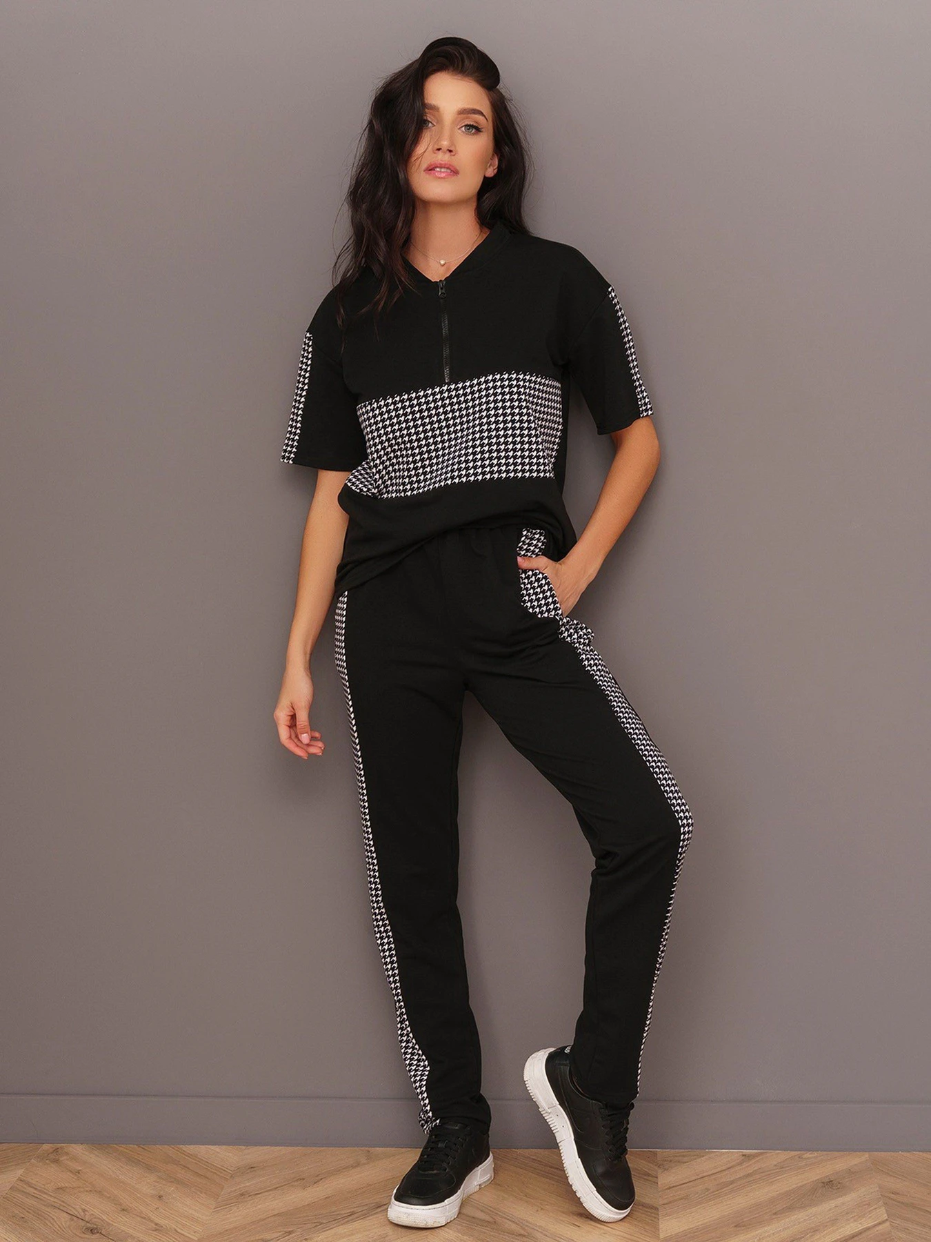 Костюми ISSA Plus модель 13445_black Костюми ISSA Plus модель 13445_black Фото