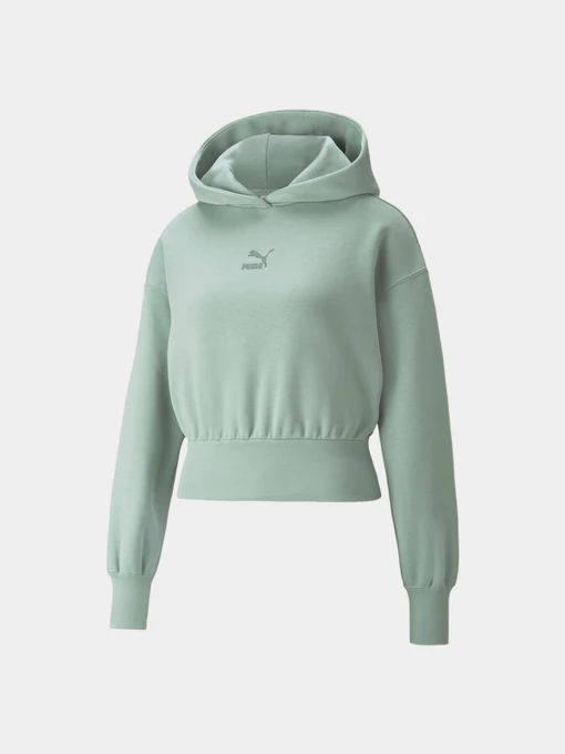 Худи и свитшоты PUMA Classics Crop Hoodie Fl модель 534290 Фото