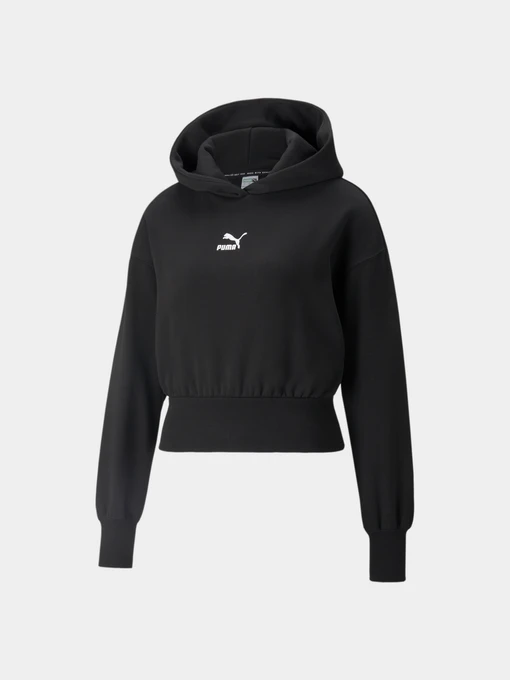 Худи и свитшоты PUMA Classics Crop Hoodie Fl модель 534290 Фото