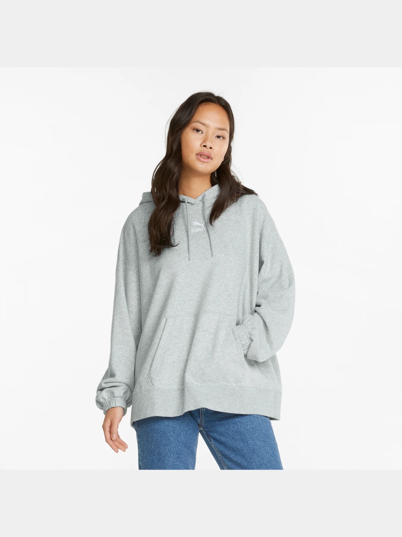 Худи и свитшоты PUMA Classics Oversized Hoodie модель 535060 Фото