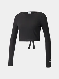 Футболки и поло PUMA Classics Ribbed Ls Top модель 534305 Фото