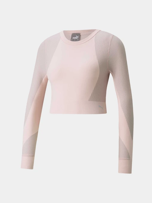 Худи и свитшоты PUMA Train Seamless Fitted Ls модель 521029 Фото