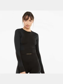 Худи и свитшоты PUMA Train Seamless Fitted Ls модель 521029 Фото