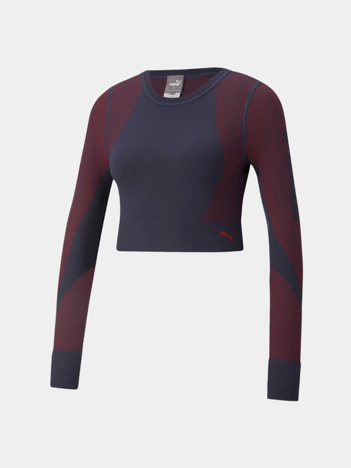Худи и свитшоты PUMA Train Seamless Fitted Ls модель 521029 Фото