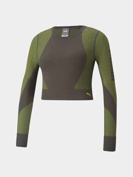 Худи и свитшоты PUMA Train Seamless Fitted Ls модель 521029 Фото