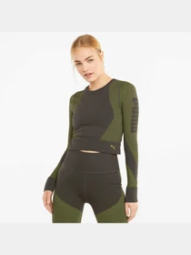 Худи и свитшоты PUMA Train Seamless Fitted Ls модель 521029 Фото