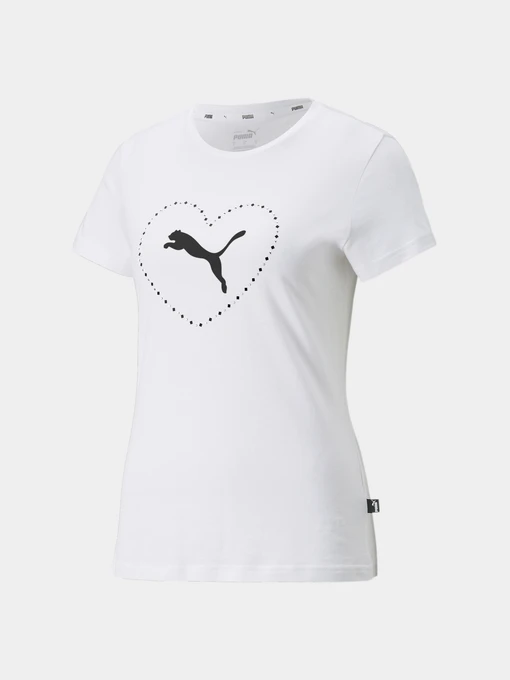 Футболки і поло PUMA Valentine’s Day Graphic Tee модель 848408 Фото