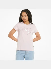 Футболки и поло PUMA Valentine’s Day Graphic Tee модель 848408 Фото