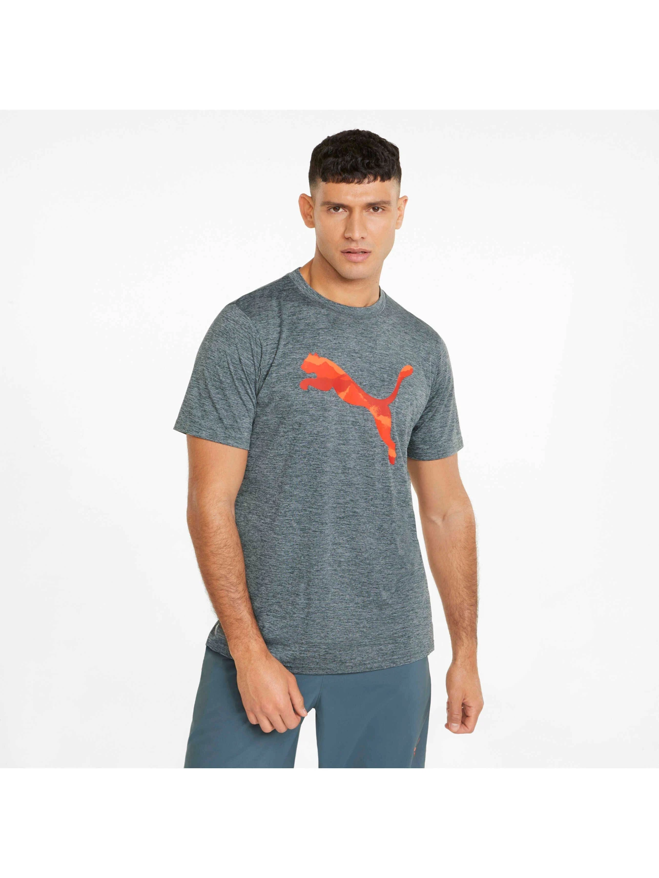 Футболки и поло PUMA Train Fav Heather Cat Ss Tee модель 520139 Футболки и поло PUMA Train Fav Heather Cat Ss Tee модель 520139 Фото