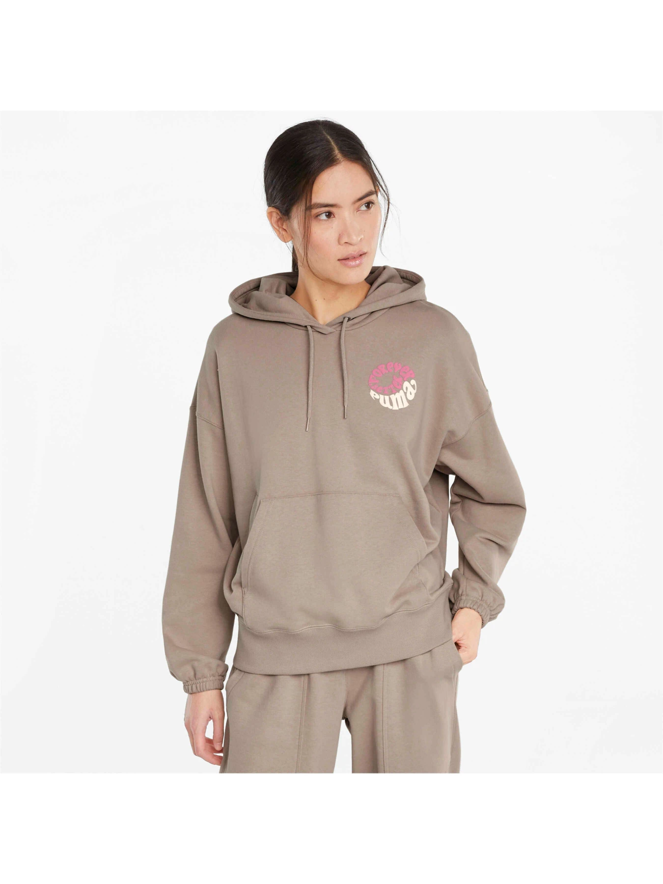 Худи и свитшоты PUMA Downtown Graphic Hoodie модель 531674 Фото