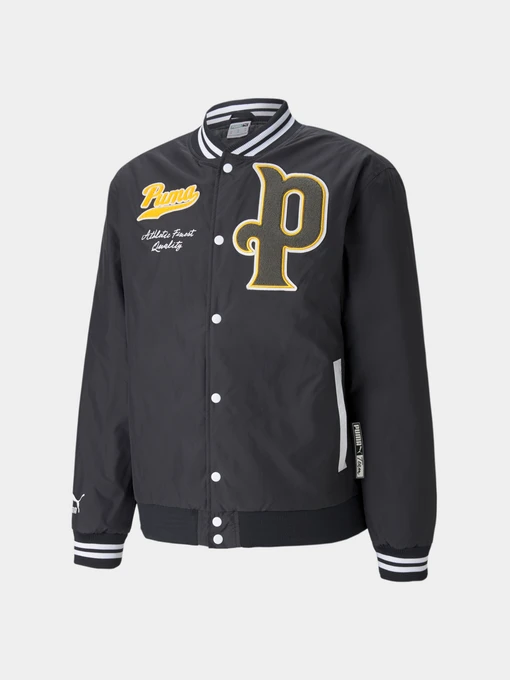 Куртки та дублянки PUMA Team Letterman Jacket модель 534307 Фото