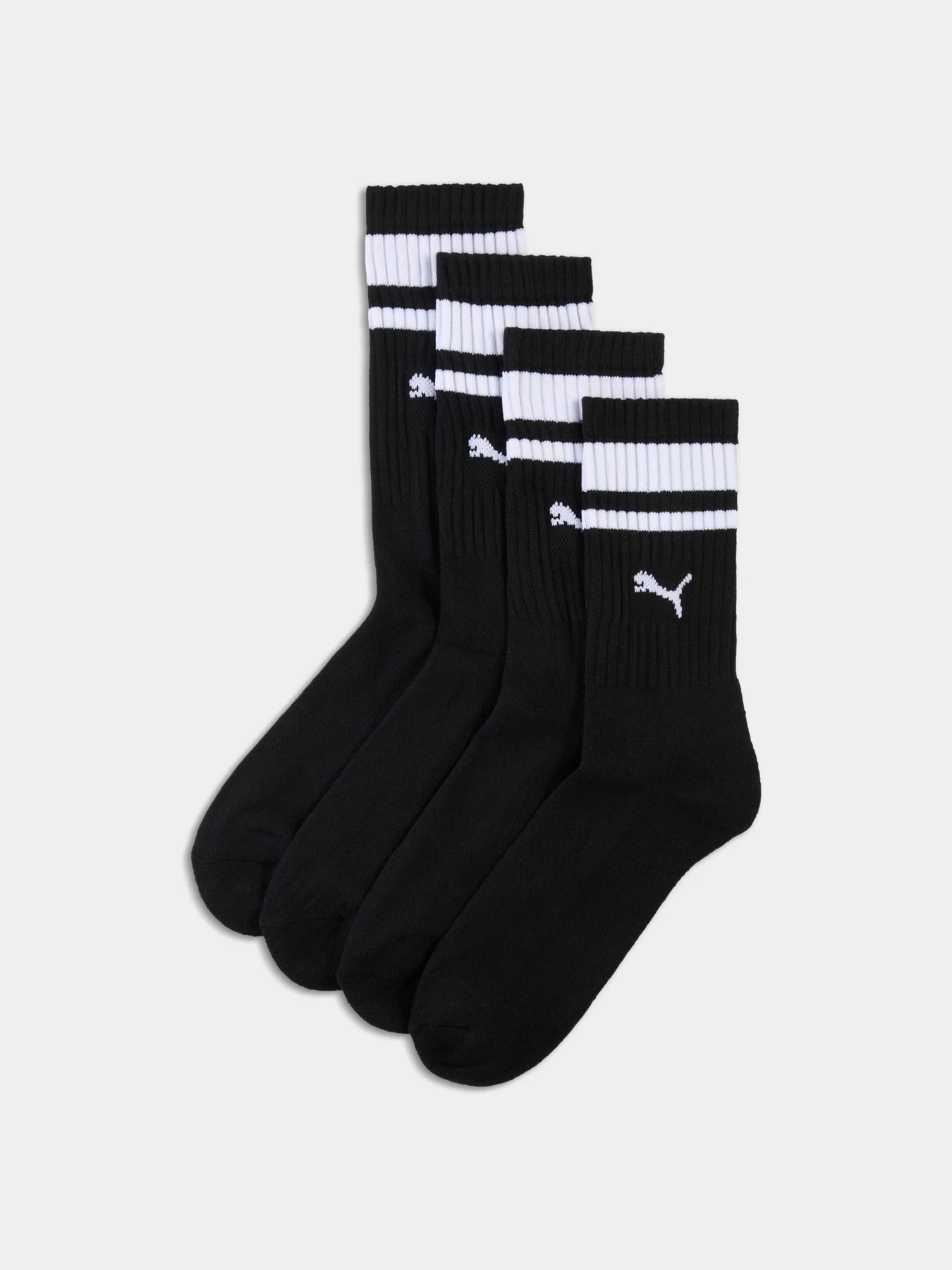Шкарпетки та гольфи PUMA Crew Heritage Stripe 2p модель 907944 Фото