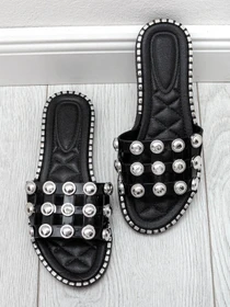 Шлёпанцы ISSA Plus модель OB2-68_black Фото