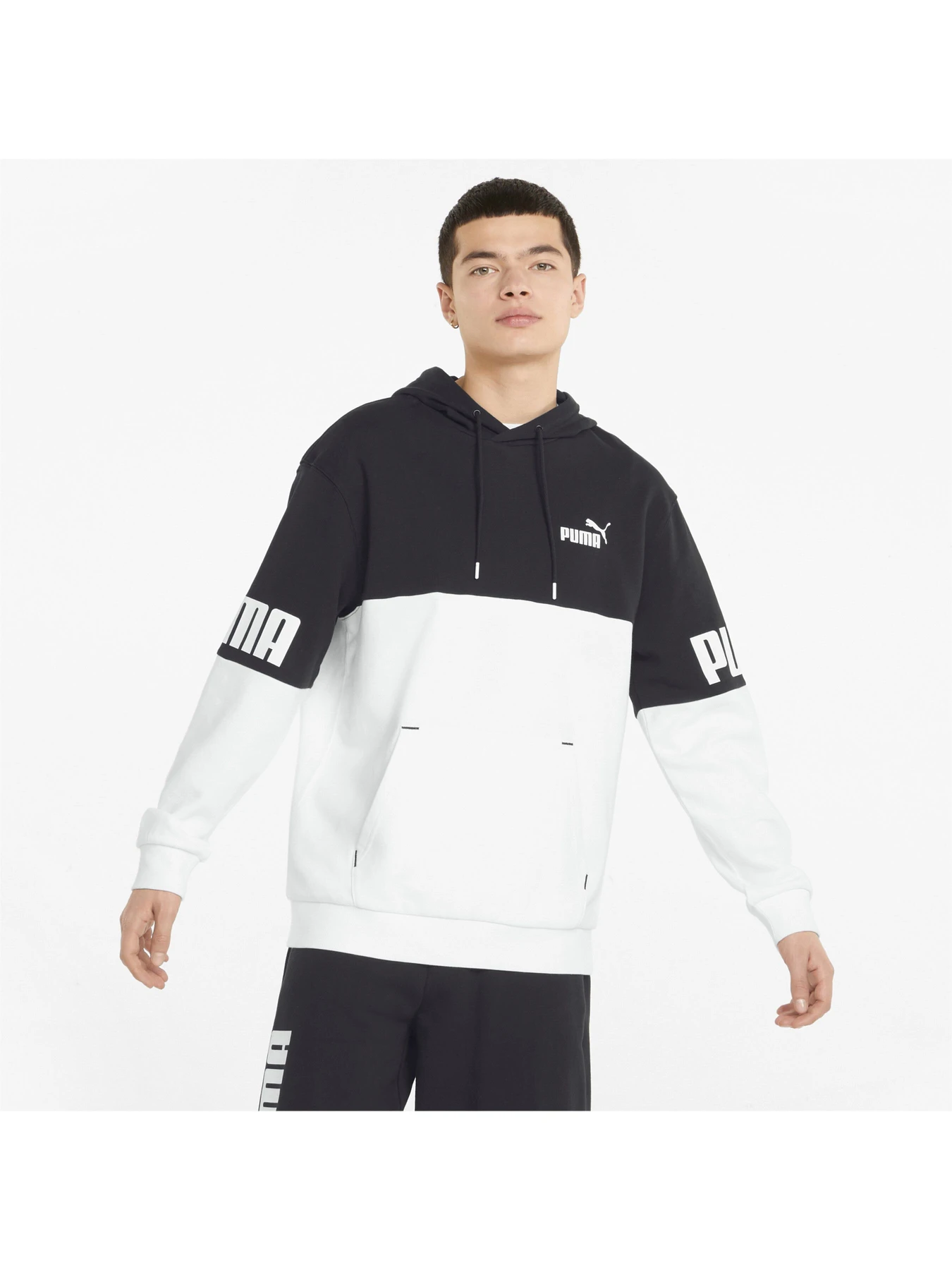Худі та світшоти PUMA Power Colorblock Hoodie модель 848009 Худі та світшоти PUMA Power Colorblock Hoodie модель 848009 Фото