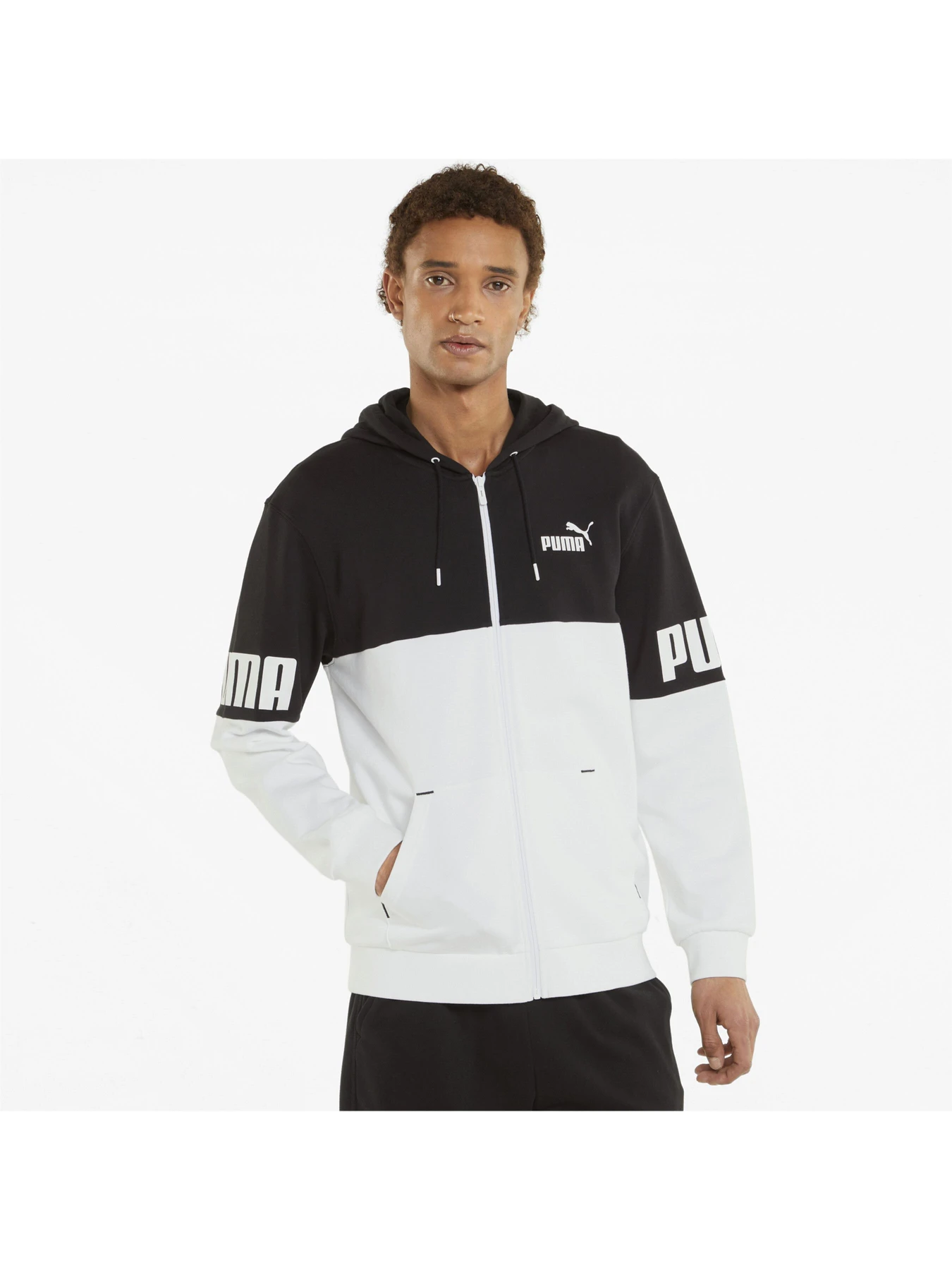 Худи и свитшоты PUMA Power Full-zip Hoodie модель 847390 Худи и свитшоты PUMA Power Full-zip Hoodie модель 847390 Фото