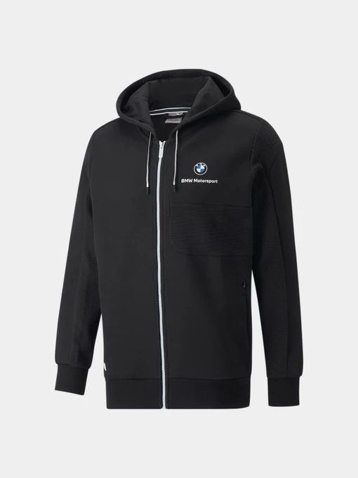 Худі та світшоти PUMA Bmw Mms Hooded Sweat Jacket модель 533370 Фото