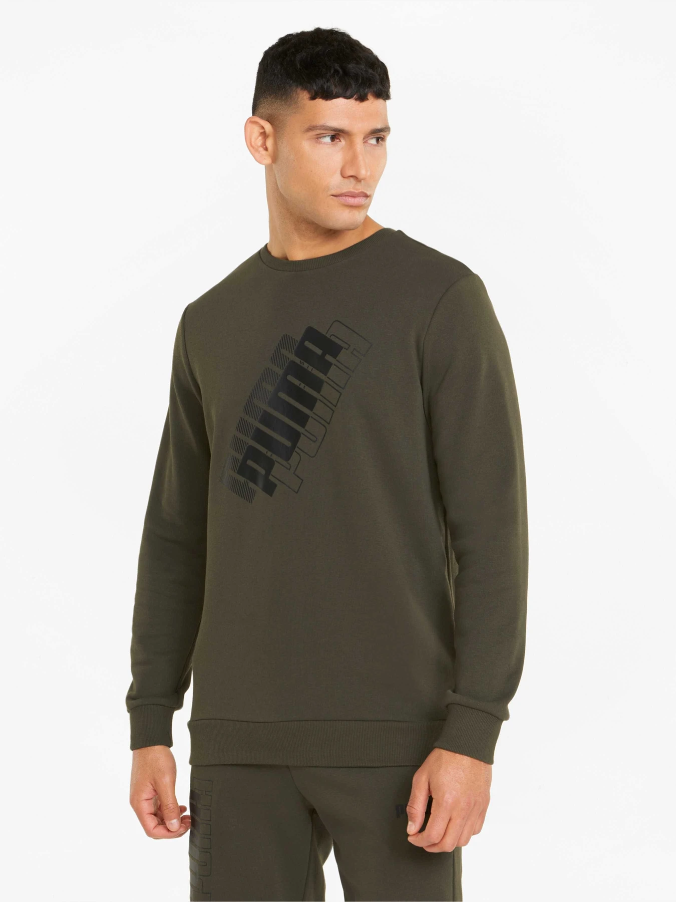 Худі та світшоти PUMA Power Logo Crew модель 847377 Фото